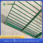 Green Wire Grate Fencing Grid Catwalk Metal Grating For 1mx2m Dip Plastic