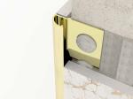 TUV Stainless Steel Tile Trim Brushed Round Closing Metal Strip