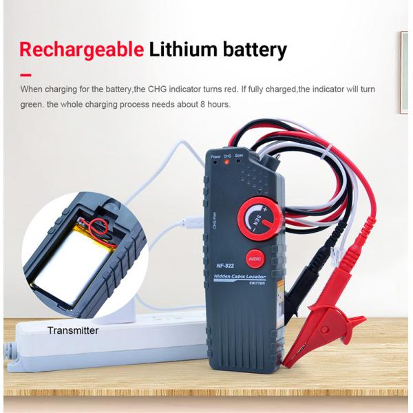 Network Cable Tester Anti-jamming Cable Detectors for Underground Metal Line Strong Electricity Lan Tester