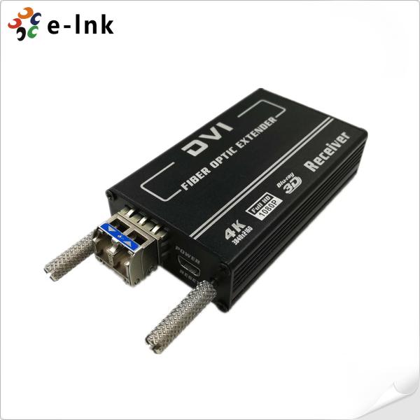 Mini 4KX2K DVI Fiber Transceiver SM10-80KM Manual EDID