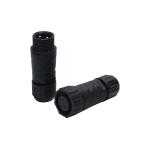 15A Circular Plastic Connectors Female 2pins To Male Assembly Connector