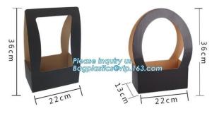 Wholesale Wholesale Custom Printed Logo Decoration Gift Flower Kraft Paper Bag,wedding flower packing kraft paper bag bagease pack from china suppliers