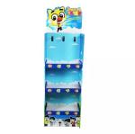 Supermarket Cardboard POS Display , Custom Shelf Display Rack For Kids Toy
