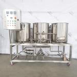 Manufacturing Plant Micro Craft Beer Brewing System with 2.1*0.83*1.53m Package