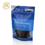 1kg 2kg Blue Dry Fruit Pouch Design Plastic Transparent Packaging Bags With