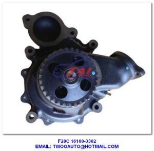 Wholesale 16100-3302 Car Power Steering Pump , F20C Water Pump For Hino Truck With High Performance from china suppliers