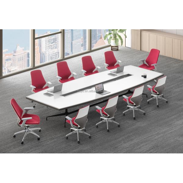 Design Style Adjustable Mid Back Staff Office Chairs end Fabric Conference Room Chair