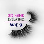 Black Color Dramatic Mink Lashes , 3D Effect Real Light Volume Lashes