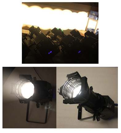 Profile LED Follow Spot Light , 200W Warm White LED Ellipsoidal Spotlight