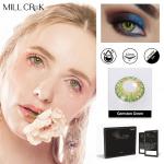 ISO13485 HEMA NVP Olive Gem Green Contact Lens For Big Eyes Oem