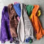 Oversized French Terry Hoodie Applique Embroidered Patch Sweatshirt Elastic