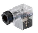 DIN43650C Pneumatic Fittings Junction Box M3 x 25 For 15mm 17mm Solenoid Coil