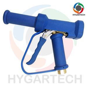 Wholesale Brass Industrial Blue Washing Gun With Trigger Safty Loop And Long Extension Nozzle For Hot Water Cleaning Kitchen Was from china suppliers