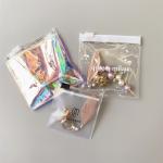 Wholesale Holographic Packing Bag Jewelry Pouch Custom Frosted Zipper Bag For