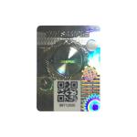 Security Custom Laser Anti Counterfeiting Label 3D Dynamic Trademark Code