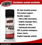 Exterior Acrylic Aerosol Spray Paints For Vehicle , Scratch Resistant