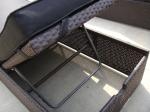 Wicker / Cane / Rattan Sun Lounger Storage Box For Balcony / Lawn