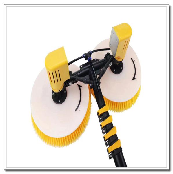 Double-Head Soft Bristle Car Washing Brush for House Siding Cleaning Solar Panel