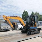 Closed Cabin 4t Mini Excavator Japan Engine Small Long Reach Excavator