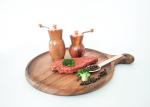 Natural Wood Color Wooden Salt And Pepper Grinder Set