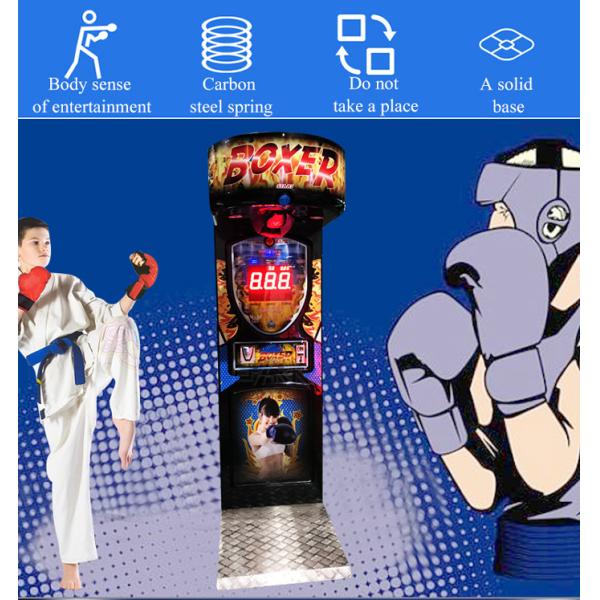 Cola Redemption Game Machine Sports Playing Hit Target Arcade Game Boxing Punch Machine