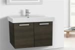 Hanging Custom Bathroom Vanity Cabinets Granite Countertop With Double Mirror