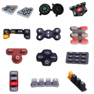 Wholesale Auto Silicone Rubber Keypad Air Conditioning Silicone Keypad Button Rubber Auto Refrigeration Button Pad from china suppliers