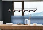 Led Pendant Lights Plated Rose Gold Iron Small Hanging Lamps Dining Room Bedroom