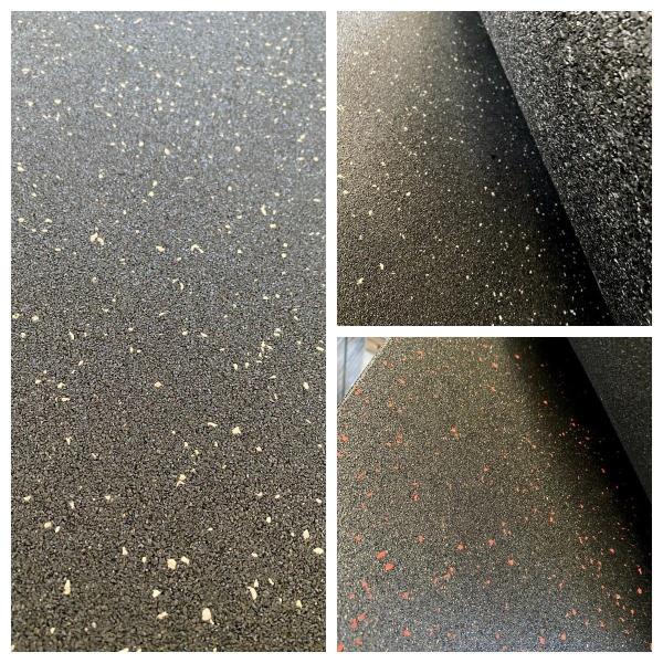 Rubber Flooring Sheet 15mm with EPDM Dots and Flecks for Home and Fitness