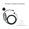 Buy cheap 11Lb Wireless Level 1 EVSE Charger 16 Amp Wall Mounted from wholesalers