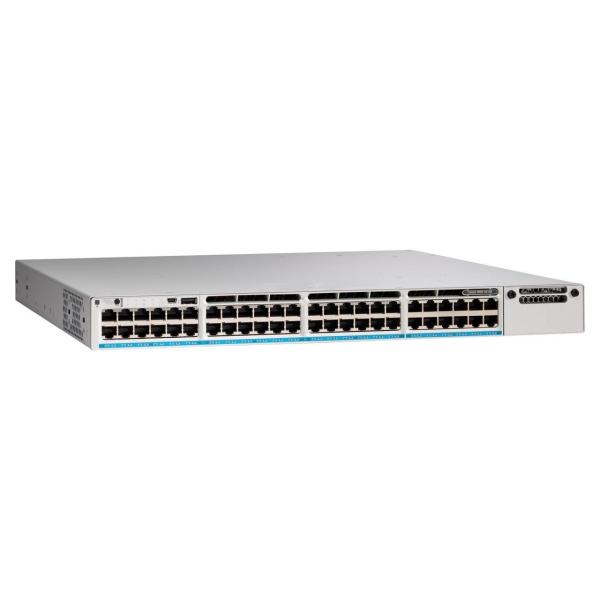 Performance 48 Port Gigabit Managed Data Only Network Essentials Switches C9300-48T-E