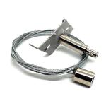 LED Aluminum Channel Wire Gripper Suspension Wire Light Fittings With Mounting
