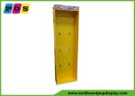 Cardboard POP Side Wing Display , Metal Pegs Product Display Stands For Skipping