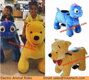 Wholesale Motorized Plush Animals Walking Electric Toys Animal on Rides for Amusement Games from china suppliers