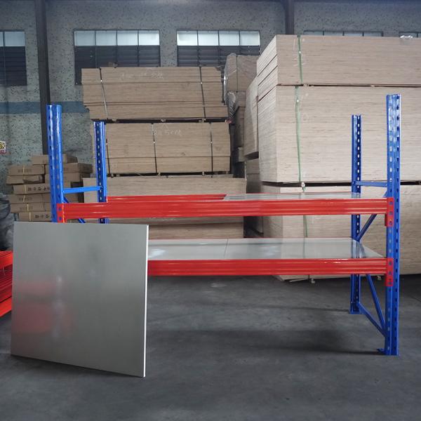 CE Z Beam Steel Shelving 1500KG Warehouse Selective Racking Orange