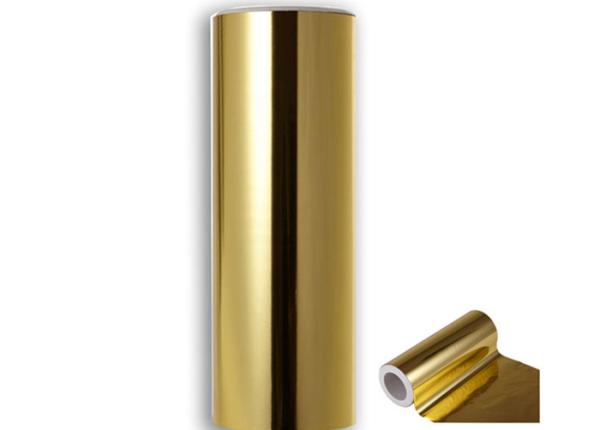 Gold Silver Excellent Metallic Luster Polyester Film PET Metallized Thermal