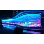 High Brightness Indoor Outdoor SMD P3.9-7.8 Full Color Video Wall Glass LED Mesh