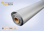 0.4mm Grey PU Coated Fiberglass Fabric for Thermal Insulation And Fire