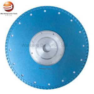 Wholesale 230mm Hot Pressed Sintered Continuous Turbo Saw Blade With Flange from china suppliers