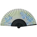 Bamboo Customized Hand Fans Print Fabric Ladies Fan Small Fan