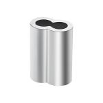 Corrosion Resistant Wire Crimp Sleeves Multipurpose Durable 3/16" 70pcs