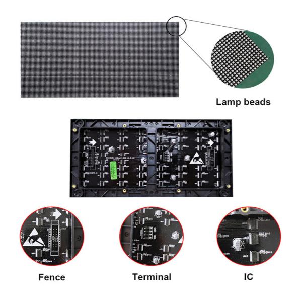 256*128mm Meeting Room P2 Full Color Led Display Module