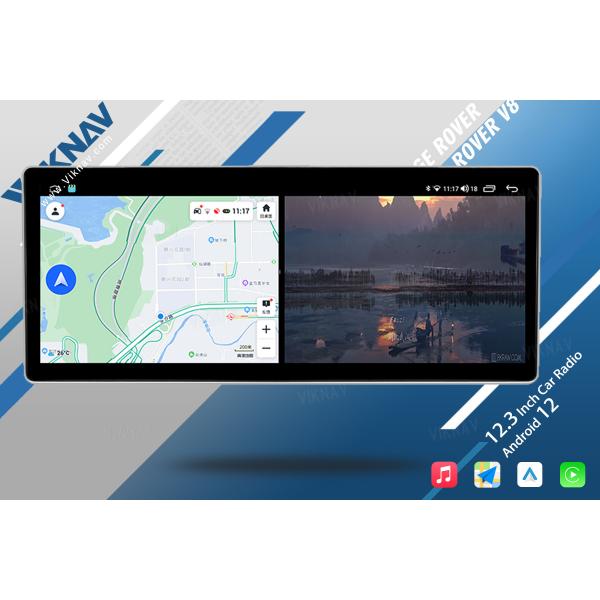 VIKNAV 12.3inch Car Radio For Land Range Rover Vogue V8 L322 2002-2012 Touch Screen GPS Navigation Multimedia Stereo Player