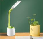 5W study led desk lamp , kids dimmable led table lamp with pen holder, desk