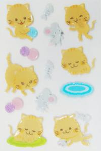 Wholesale Non Toxic Cute 3d Animal Stickers , Custom Make Your Own Stickers With PVC from china suppliers