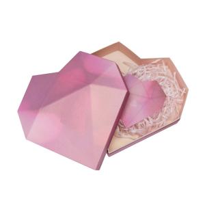 Wholesale Heart Shape Creative Packaging Box Custom Triangle Paper Box from china suppliers