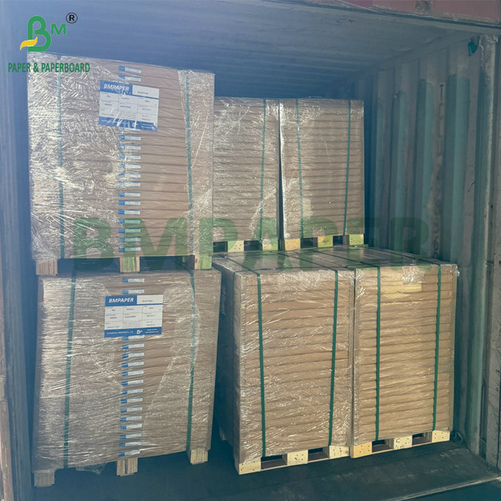 70g 80g High Strength Brown Kraft Paper For Shopping Bag Food Paper Bags 