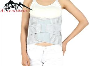 Wholesale Medical Steel Plate Waist Back Support Belt , Waist Protection Belt Grey Color from china suppliers