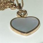 Chopard diamonds of love necklace 18kt gold with yellow gold or white gold
