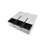 Rk Bakeware China Manufacturer-6 Strap Glazed Aluminized Steel Bread Loaf Pan